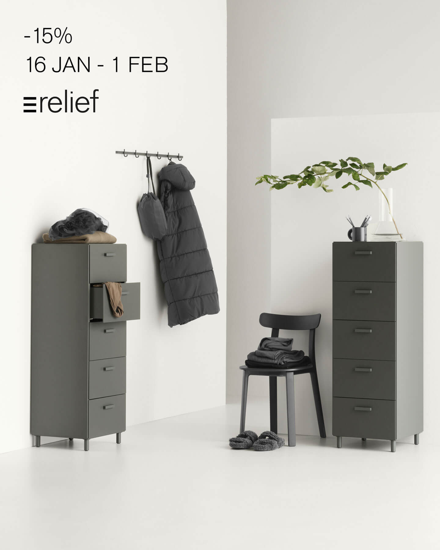 15 % rabatt på utvalda serier från String Furniture!